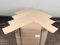30 m2 parket eiken visgraat mutliplank - 725 x 180 x 14 mm - afbeelding 3 van  4
