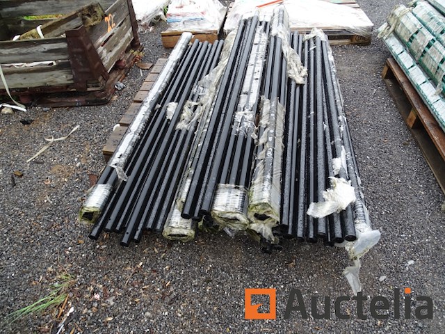 30 paal diameter 38 mm lengte 1m60 ral 9005 - afbeelding 1 van  4
