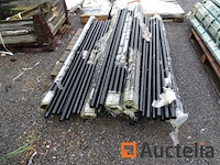 30 post diameter 38 mm lengte 1m60 ral 9005 - afbeelding 1 van  4