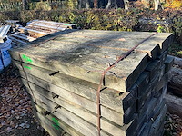 30 rustieke eikenhouten bielzen - afbeelding 3 van  4