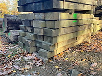 30 rustieke eikenhouten bielzen - afbeelding 1 van  4