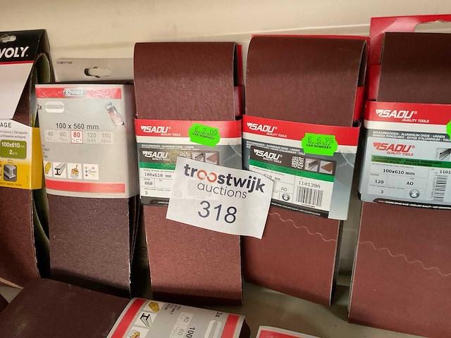30 schuurbanden en 8 sets zaagjes - afbeelding 10 van  12