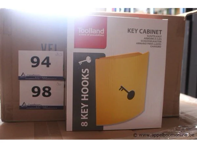 30 sleutelkastjes toolland - afbeelding 1 van  2