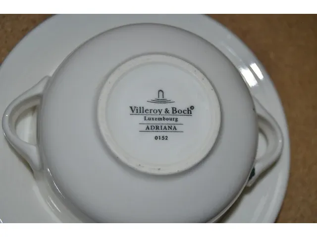 30 soepkommen met onderbord villeroy&boch - afbeelding 4 van  5