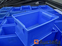 30 stapelbare plastic opbergdoos - afbeelding 1 van  5