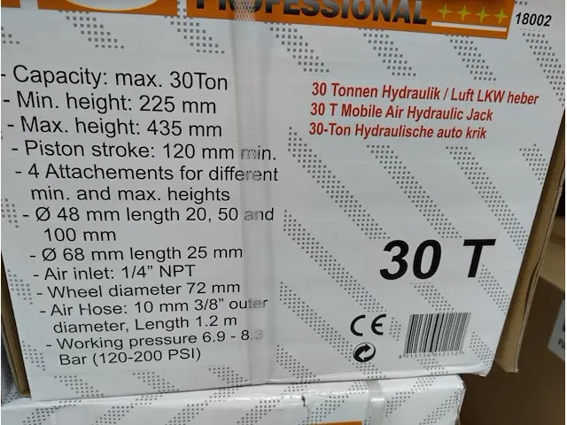 30 tons werkplaatskrik stahlkaiser - afbeelding 8 van  8