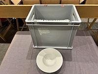 30 witte diepe borden - afbeelding 1 van  5