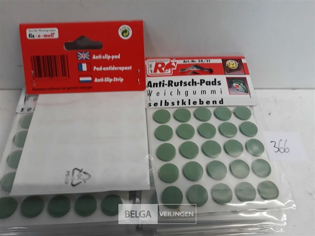 30 x anti slip pads 16 mm zelfklevend 25 stuks - afbeelding 3 van  3
