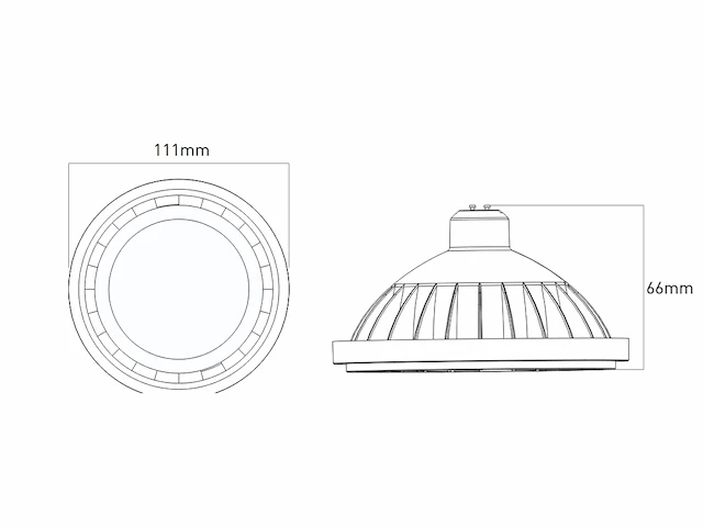 30 x es111 ledlampen 12.5w, gu10, 3000k - afbeelding 2 van  7