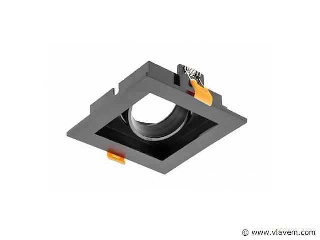 30 x gt square design inbouwspots zwart - afbeelding 5 van  8