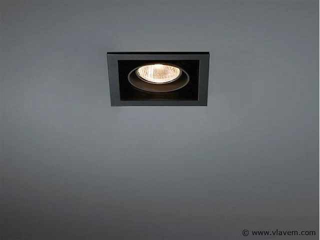 30 x gt square design inbouwspots zwart - afbeelding 7 van  8