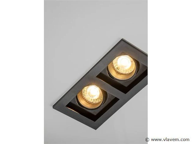 30 x gt square design inbouwspots zwart - afbeelding 8 van  8