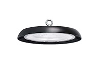 30 x highbay led slim 150w – 6500k koud wit – ufo ip65 waterdicht – 19.500 lm – zwart - afbeelding 3 van  5