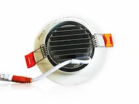 30 x inbouw led spot – 7w – draaibaar – 6500k koud wit – ø70mm – cob – ip20 - afbeelding 3 van  6