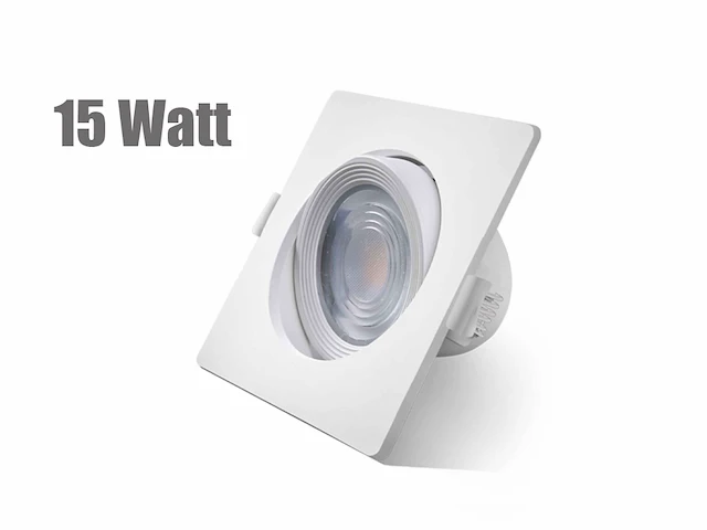 30 x inteq 15 watt ultralage led inbouwspots - afbeelding 1 van  10