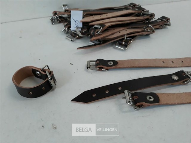 30 x lederen riempjes 15 cm - afbeelding 3 van  3