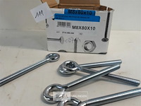 30 x oogbout m8 x 80 mm - afbeelding 3 van  3