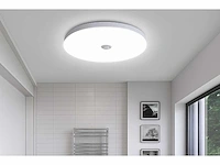 30 x ronde led plafondlamp met sensor – 20w – 6500k koud wit – ip54 – bewegingssensor – waterdicht - afbeelding 1 van  4