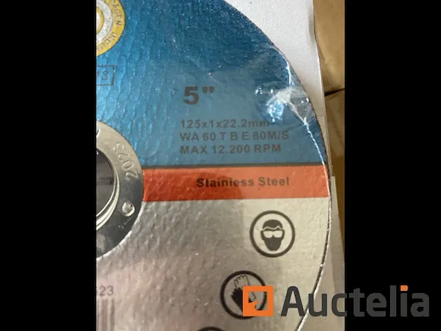 30 x slijpschijven inox 125mm 5" - afbeelding 2 van  4