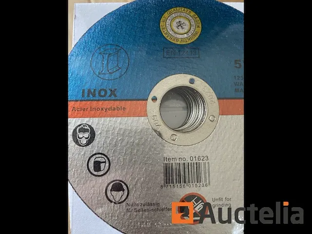 30 x slijpschijven inox 125mm 5" - afbeelding 3 van  4