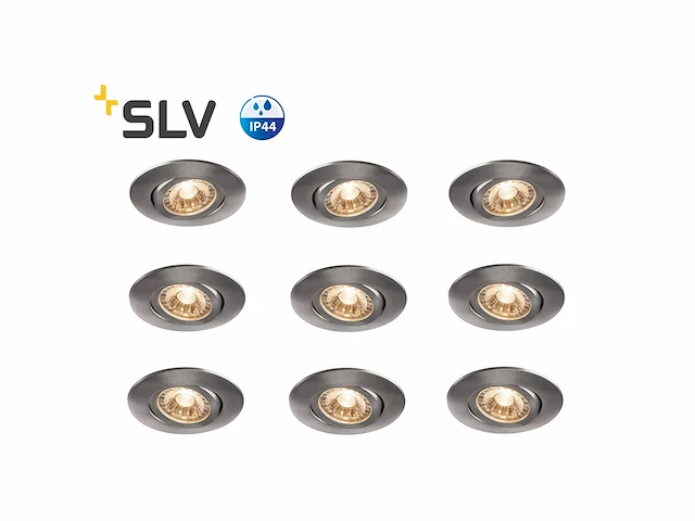 30 x slv easy install ultralage led inbouwspots - afbeelding 1 van  10