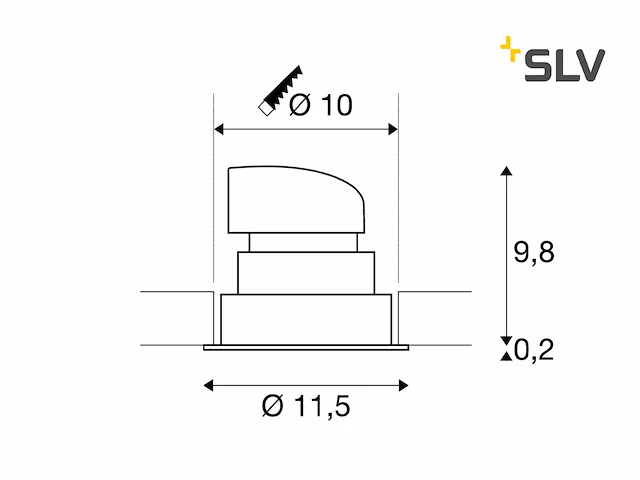 30 x slv renisto project led spots - afbeelding 3 van  8