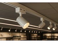30 x spot op orientable rail gu10 – wit – eenfase – ø58x80x114 mm – ip20 - afbeelding 1 van  5