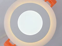 30 x tweekleurig led-paneel – wit / koud wit – 6w (3w + 3w) – aan/uit – binnen – smd – 100 mm - afbeelding 1 van  5