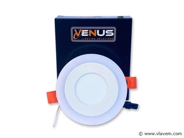 30 x tweekleurig led-paneel – wit / koud wit – 6w (3w + 3w) – aan/uit – binnen – smd – 100 mm - afbeelding 3 van  5