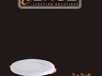 30 x tweekleurig led-paneel – wit / koud wit – 6w (3w + 3w) – aan/uit – binnen – smd – 100 mm - afbeelding 5 van  5