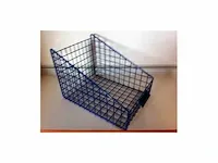30 x voorraadmanden type 37 350 x 250 x250 mm, blauw, occasie - afbeelding 1 van  2