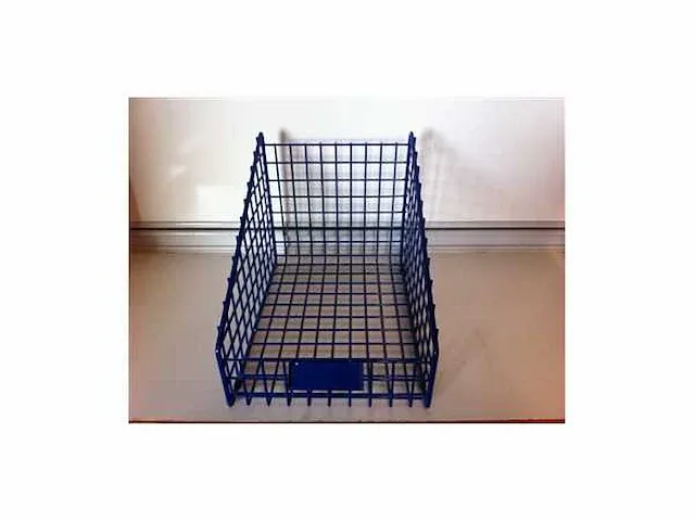 30 x voorraadmanden type 37 350 x 250 x250 mm, blauw, occasie - afbeelding 2 van  2