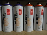 300x 400 ml spuitbus white synthetic gloss spray paint - afbeelding 4 van  9