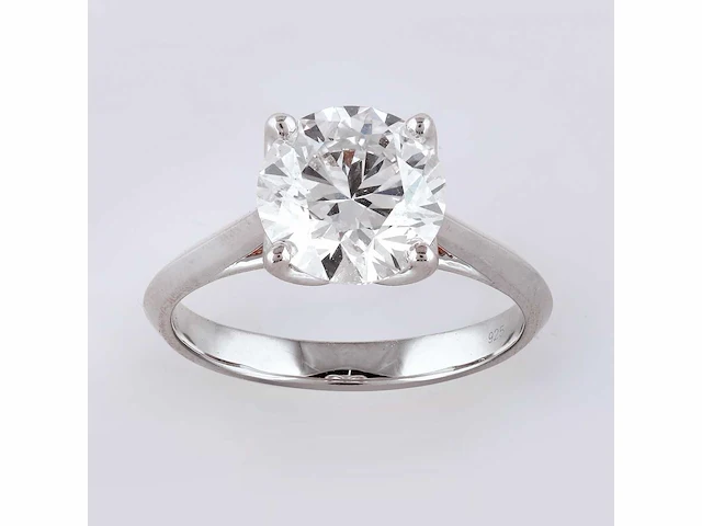 3.01cts lab grown diamond ring size-eu-54 - afbeelding 1 van  8
