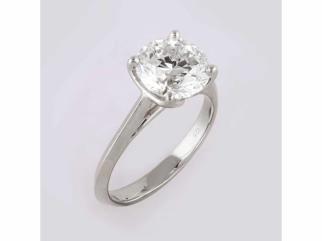 3.01cts lab grown diamond ring size-eu-54 - afbeelding 6 van  8