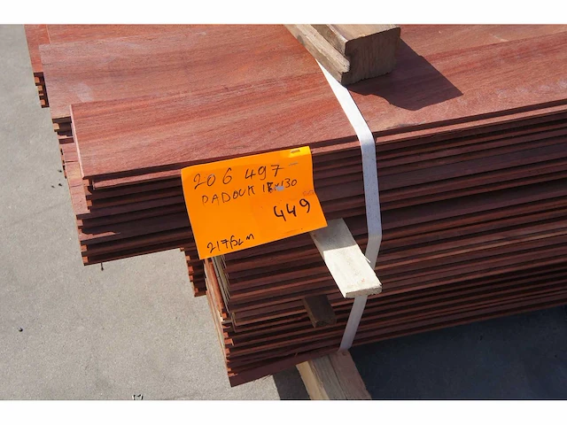 30,23 m² padouk planchetten - afbeelding 2 van  5