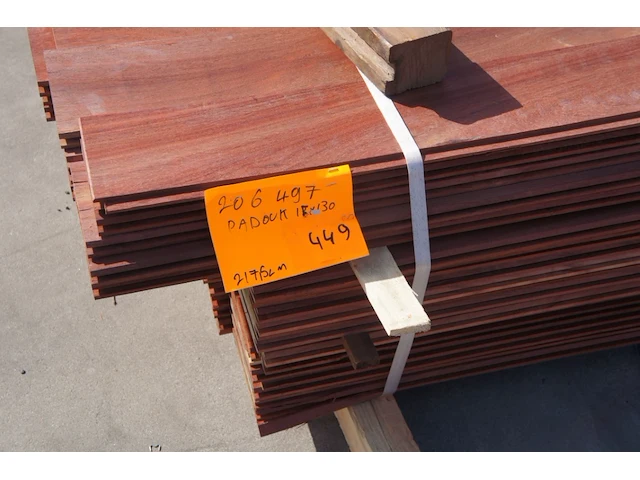 30,23 m² padouk planchetten - afbeelding 2 van  5