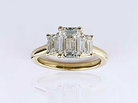 3.03cts lab grown diamond ring size-eu-54 - afbeelding 1 van  7