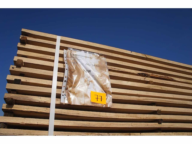 3,09 m³ eiken planken 22mm - afbeelding 2 van  5