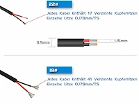 30m flexibele elektrische kabel 18awg - afbeelding 2 van  3