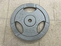 30mm halterschijf 15kg (6x) - afbeelding 1 van  1