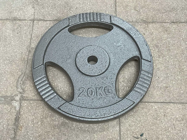 30mm halterschijf 20kg (24x) - afbeelding 1 van  1