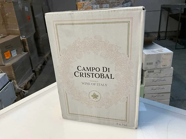 30x fles witte wijn campo di cristobal pinot grigio 2022 - afbeelding 4 van  6