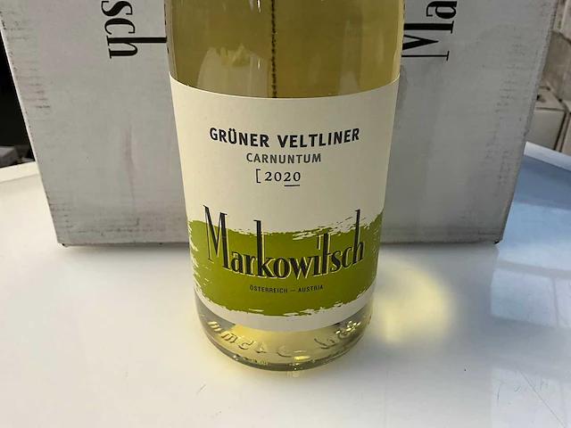 30x fles witte wijn markowitsch gruner veltliner 2020 - afbeelding 2 van  6
