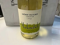 30x fles witte wijn markowitsch gruner veltliner 2020 - afbeelding 2 van  6
