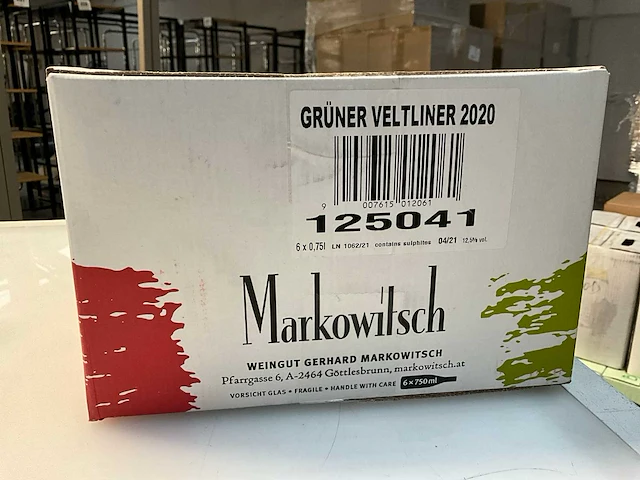 30x fles witte wijn markowitsch gruner veltliner 2020 - afbeelding 4 van  6