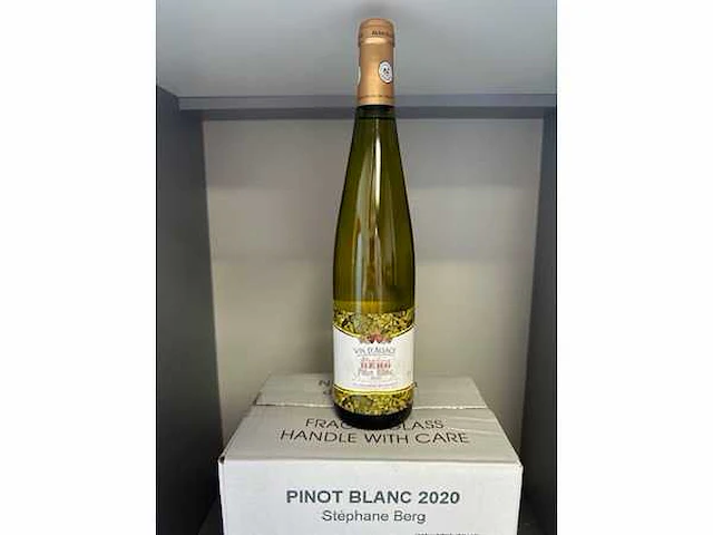 30x pinot blanc 2020 stéphane berg vin d’alsace - afbeelding 2 van  4