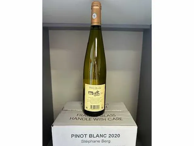 30x pinot blanc 2020 stéphane berg vin d’alsace - afbeelding 3 van  4