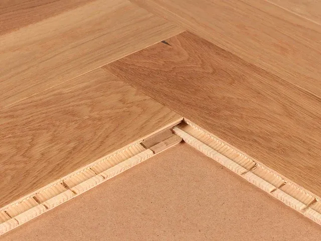 31 m2 multiplank eiken visgraat parket - 660 x 110 x 14 mm - afbeelding 3 van  4