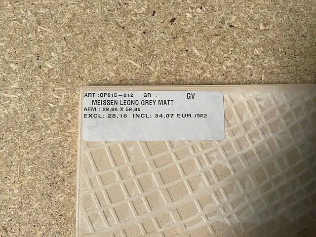 31,25m2 meissen legno grey matt 30x60cm - afbeelding 3 van  3